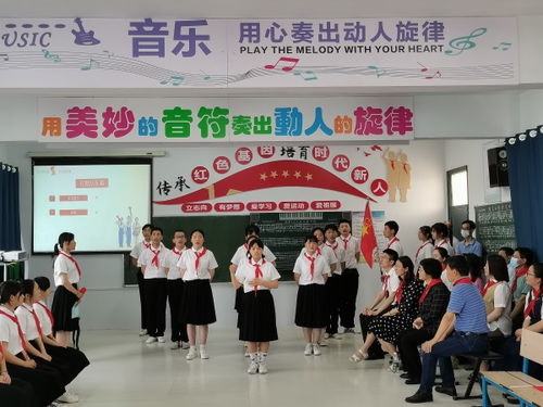 固镇县新马桥中学少先队工作接受团省委的检验