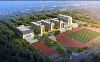 新城南，新未来 固镇县私立谷阳中学实验中学南城校区破土动工